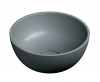 OMNIRES umywalka nablatowa, Ø35 cm SHELL M+ ash grey mat SHELL350UNAG